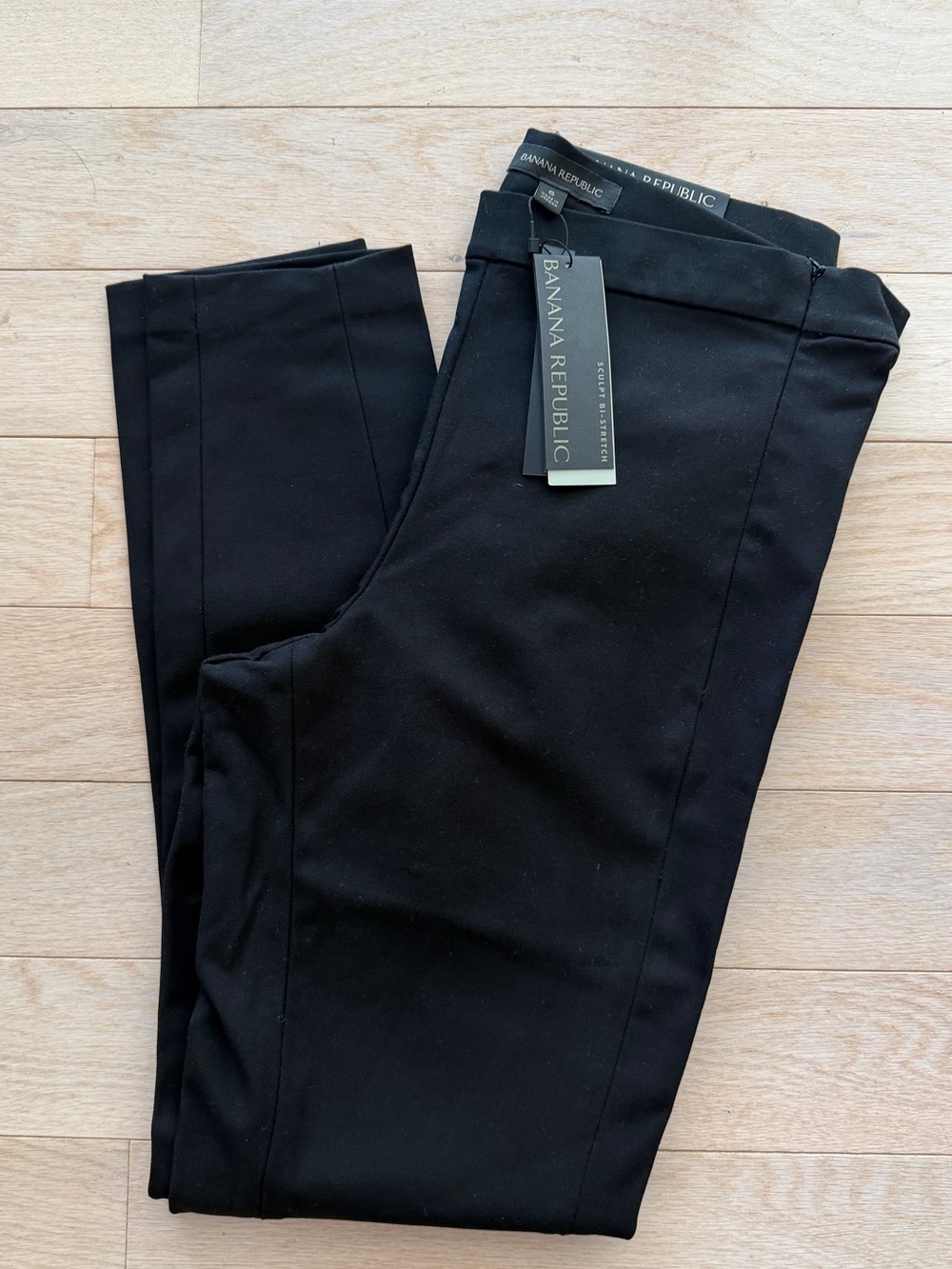 NEW Banana Republic Devon Black Tailored Dress Pants Ankle Length Size 6